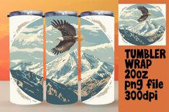 Scenic Landscape Sublimation Art Tumbler Wrap 20oz Product Image 1