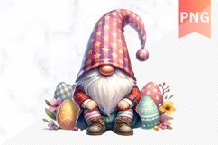 Easter Gnome Sublimation - Clipart PNG Product Image 1