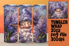 Sunshine Gnome Sublimation Tumbler Wrap 20oz Product Image 1