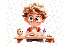 Boy Teacher Clipart PNG, Cute Male Teacher Illustration Product Image 3