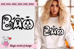 Boo svg cut file, Halloween Baby svg Product Image 1
