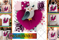 Sweet TSHIRT Art Ideas PNG, Valenines Animals Product Image 1