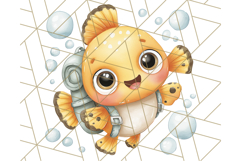 Sea Animal Clipart for Kids PNG, Ocean Animals Clip Art Png Product Image 3
