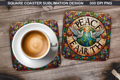 Christian Coaster Sublimation, Christian Coaster PNG Design Product Image 1