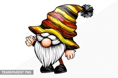 Halloween Gnome - Halloween Gnome Sublimation Design Product Image 1