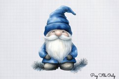 Blue-Christmas-Clipart-Sublimation Clipart Bundle PNG Product Image 16