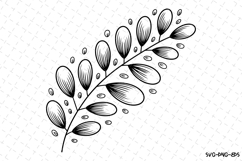 Leaves Svg | Christmas Svg | Svg Cut Files Product Image 1