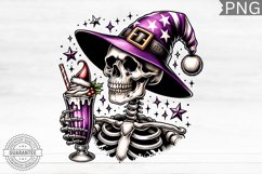 Halloween Skeleton Clipart - Halloween Skeleton Sublimation Product Image 1