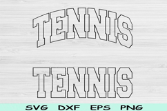 Tennis Svg Dxf Cut Files, Tennis Png, Sport Svg Files Cricut Product Image 1