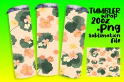 Pastel Boho Flower Pattern Sublimation Design Product Image 1