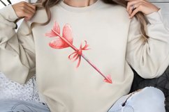 Cute Watercolor Valentines Day Clipart PNG Product Image 1