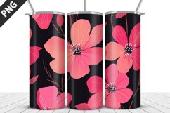 Flowers Tumbler Wrap | Sublimation Design | Tumbler PNG Product Image 1