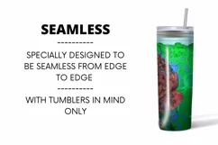 Brain Tumbler Sublimation | Skinny 20 oz | Halloween Product Image 2