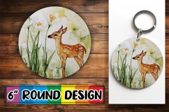 Enchanted Car Coaster Circle PNG, Animals Product Image 1