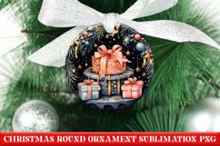 Christmas Round Ornament PNG | Christmas | Sublimation | PNG Product Image 1