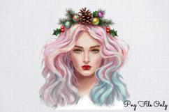 Pastel Christmas Sublimation Clipart PNG Product Image 1