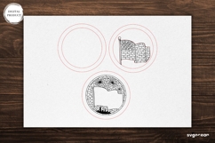 American Flag Door Sign Laser Cut | 4th of July | SVG Product Image 3