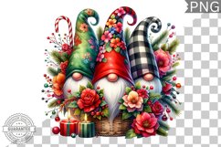 Christmas Gnome Sublimation - Clipart PNG Bundle Product Image 15