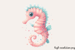 Little Mermaid Under The Sea Clipart PNG Product Image 1