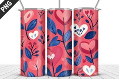Lovely Hearts Tumbler Design | Valentine&#039;s Day Tumbler Wrap Product Image 3
