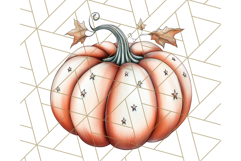 Fall Pumpkin Clipart PNG, Autumn Pumpkins, Jewel Tones Png Product Image 3