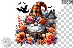 Halloween Gnome Sublimation - Clipart PNG Design Product Image 1