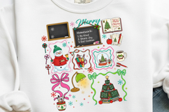 Christmas Teacher Png, Merry Teacher png, Christmas png Product Image 3