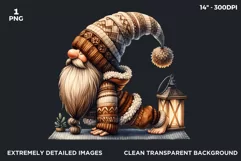 Gnome clipart, Cozy Gnomes Doing Yoga, Yoga clipart PNG Product Image 2