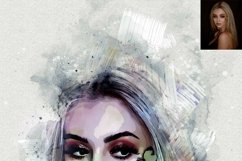 Realistic Watercolor Canvas Painting Product Image 5