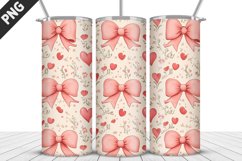 Lovely Hearts Tumbler Design | Valentine&#039;s Day Tumbler Wrap Product Image 4