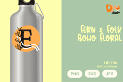 Fern &amp; Folk Boho Floral Monogram Product Image 1