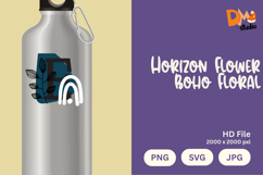 Horizon Flower Boho Floral Monogram Product Image 1
