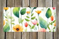 Spring Watercolor Flowers | 17 Mug Sublimation designs, PNG Product Image 15