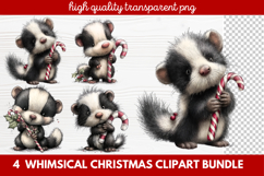 Whimsical Christmas Clipart | Cute Festive Holiday PNG Product Image 1