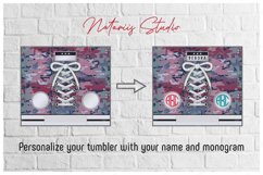 Monogram Sneaker patterns for 20oz SKINNY TUMBLER. Product Image 3