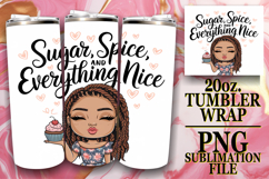 Happy beginnings 20oz tumbler wrap, Love Woman Product Image 1