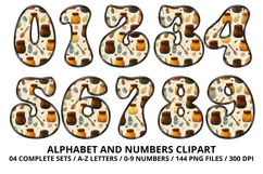 Honeybee Alphabet png clipart, honey bee letters doodle Product Image 5
