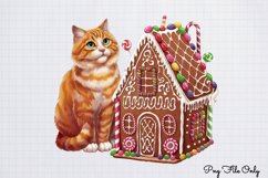 Christmas Cats Clipart PNG Product Image 1