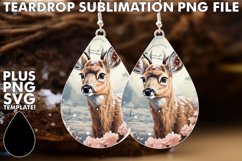 Bright Teardrop Earrings Designs, Christmas Product Image 1