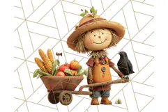 Scarecrow Festival Friends PNG Clipart Product Image 3