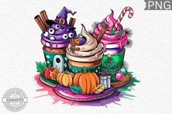 Hallothanksmas PNG, Hallothanksmas Coffee Sublimation Product Image 1