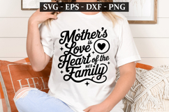 Mother&#039;s Is Love Heart Of The - Mother&#039;s Day t-shirt Design Product Image 1