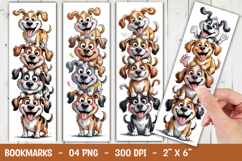 Cute Dog Bookmark Sublimation Product Image 1