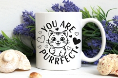 You Are Purrfect Svg, Funny Cat Pun Svg, Positive Quote Svg. Product Image 10