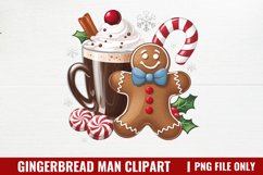 Gingerbread Man Clipart Bundle PNG Product Image 16