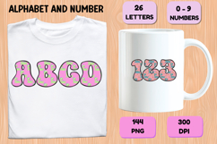 Cute Dinisaur Alphabet &amp; Numbers PNG - 300 DPI Clipart Product Image 6