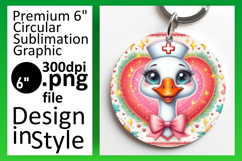 Artistic Circle Design Car Coaster , Goose Product Image 1