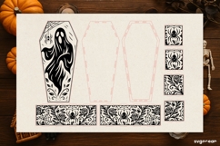Halloween Coffin Candy Box Bundle | Gift Box | Laser Cut Product Image 13