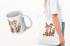 Chaotic Autumn Fox Clipart Product Image 3