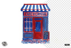 Summer Café Moments Parisian Clipart Product Image 1